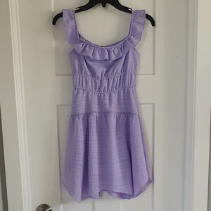 Wild Fable Lilac Ruffle Dress
